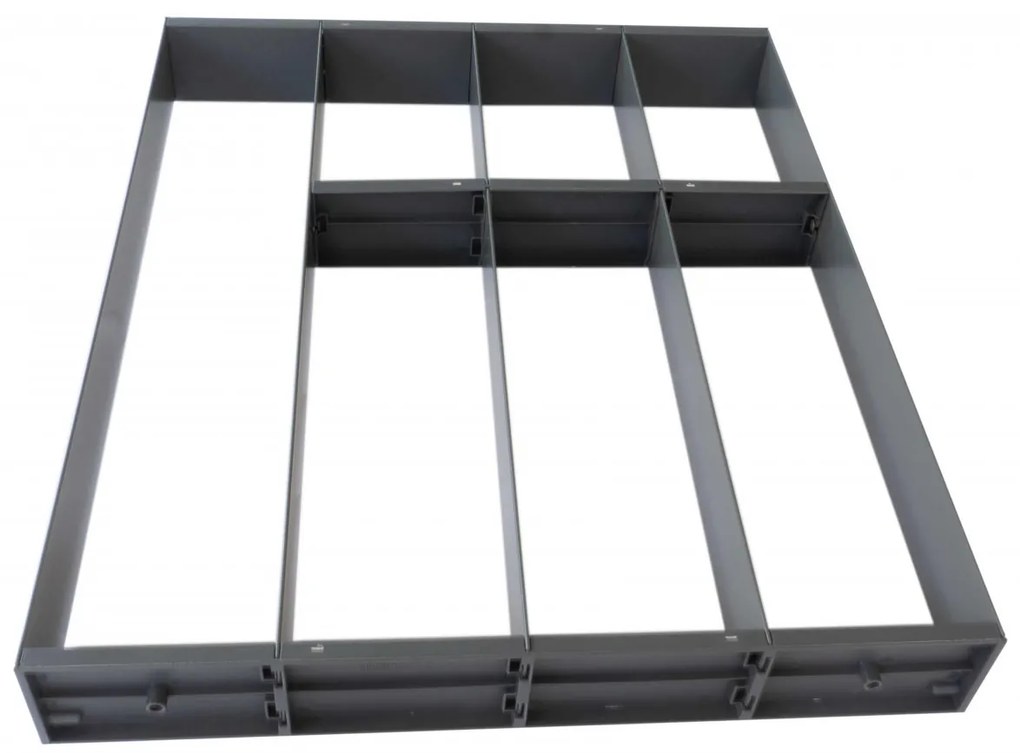 Set organizare sertare de 450 mm (Culoare: Gri antracit)