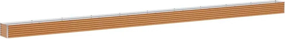 vidaXL Strat înălțat de grădină 970 x 50 x 36 cm Oțel Galvanizat