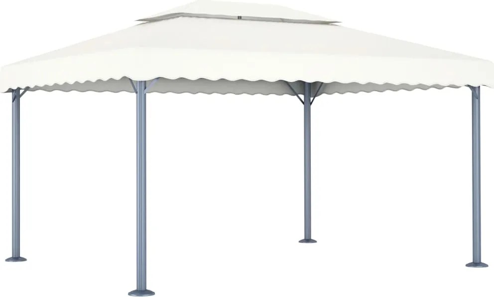 vidaXL 48062 Gazebo 400x300 cm Cream Aluminium