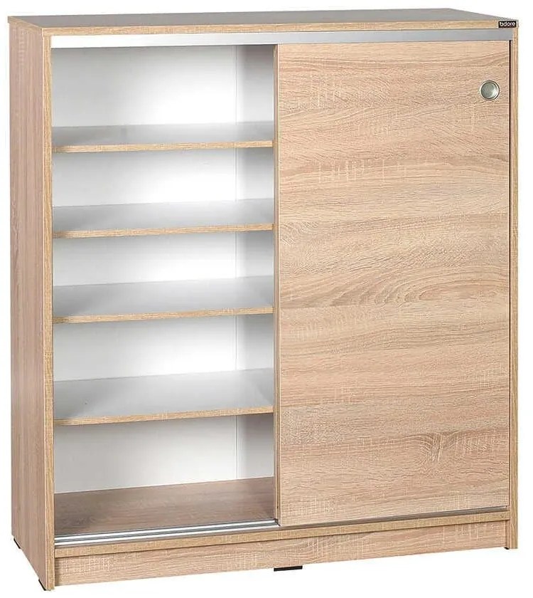 Comoda Multifunctionala Adore Diamond, 2 usi glisante, 5 rafturi,  91 x 105 x 37 cm