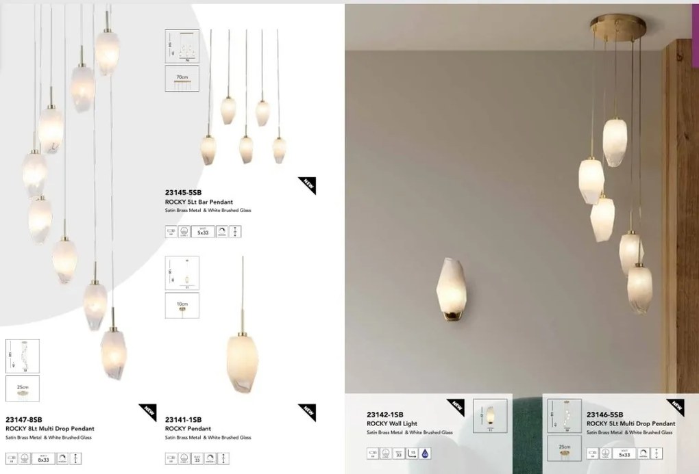 Aplica de perete design modern minimalist Rocky