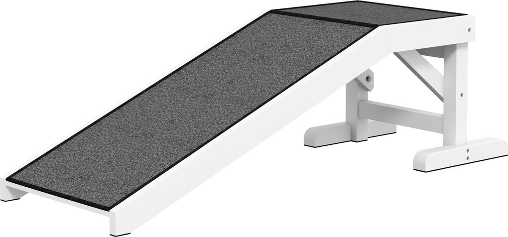 Rampa pentru animale de companie PawHut cu covor antiderapant 125 x 40 x 35,5 cm Pin | Aosom Romania