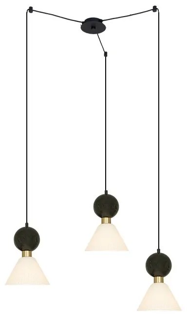 Lustra cu 3 Pendule design decorativ modern Ember II