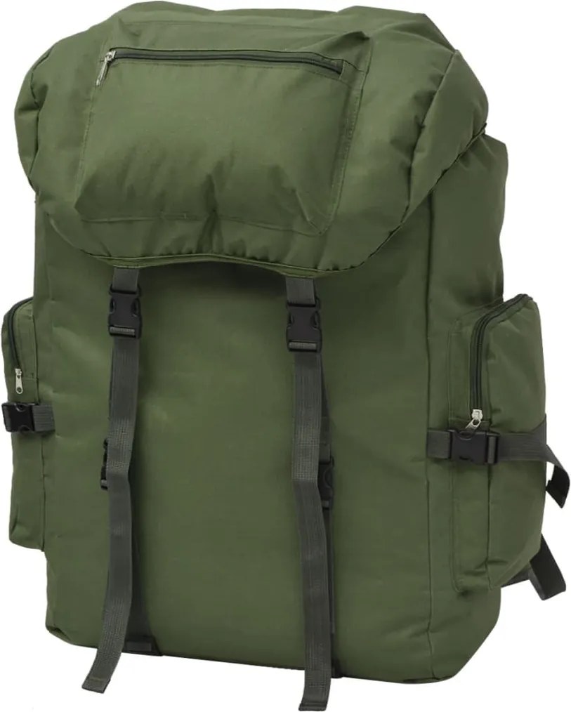 vidaXL Rucsac în stil militar 65 L verde