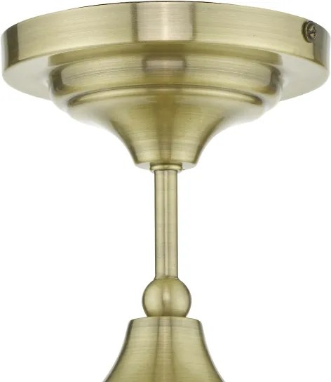 Där Lighting CAD0175 -Lustră aplicată pentru baie CADEN 1xE27/60W/230V IP44 alamă