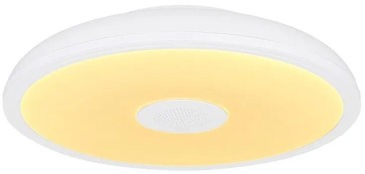 Plafoniera LED RGB cu telecomanda si difuzor RAFFY alba