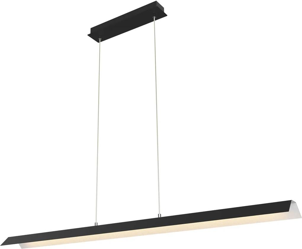 Kalamos - Lampă suspendată de birou LED neagră