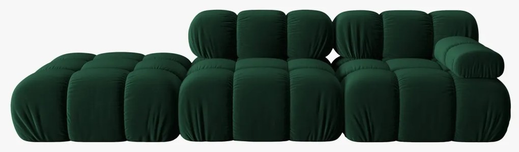 Canapea deschisa 3 locuri Bellis catifea L282 cm