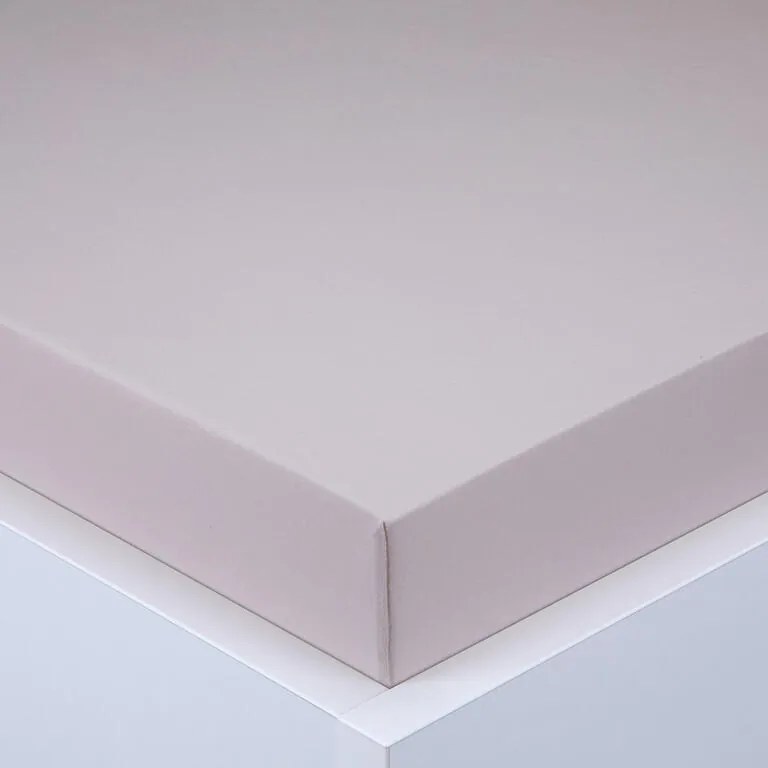 Cearşaf cu elastic jersey EXCLUSIVE culoarea cafelei 180 x 200 cm