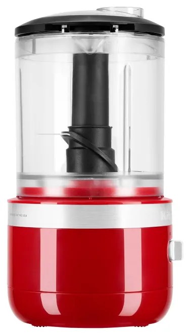 Tocator fara fir KitchenAid, 12 V, 1,18 L, 2 viteze + Pulse, fara BPA, Rosu Imperial