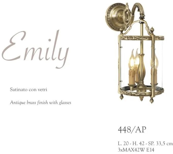 Aplica de perete LUX realizata manual Emily