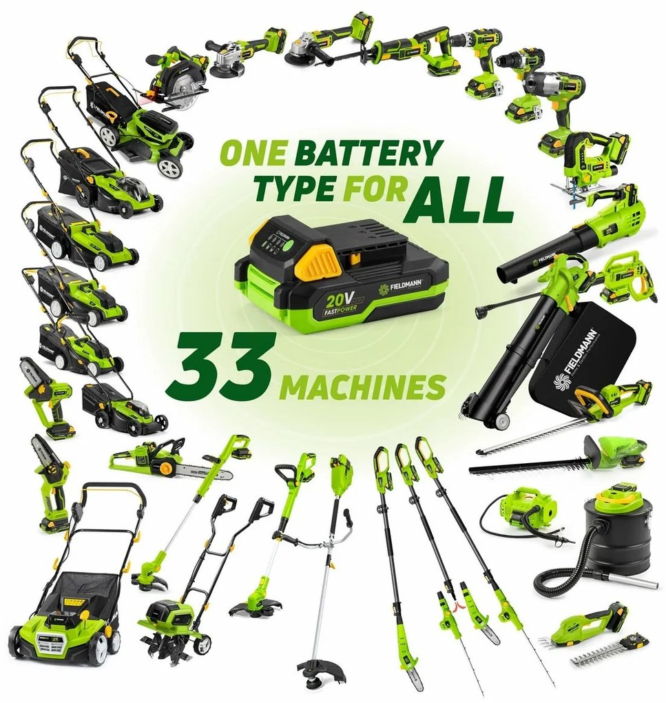 Fieldmann FZP 70505-0 Tăietor telescopic FASTPOWER 2O V