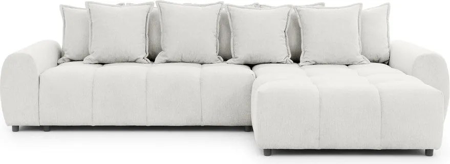 Colțar alb (cu colț pe partea dreaptă/cu șezlong) Albane – Ropez