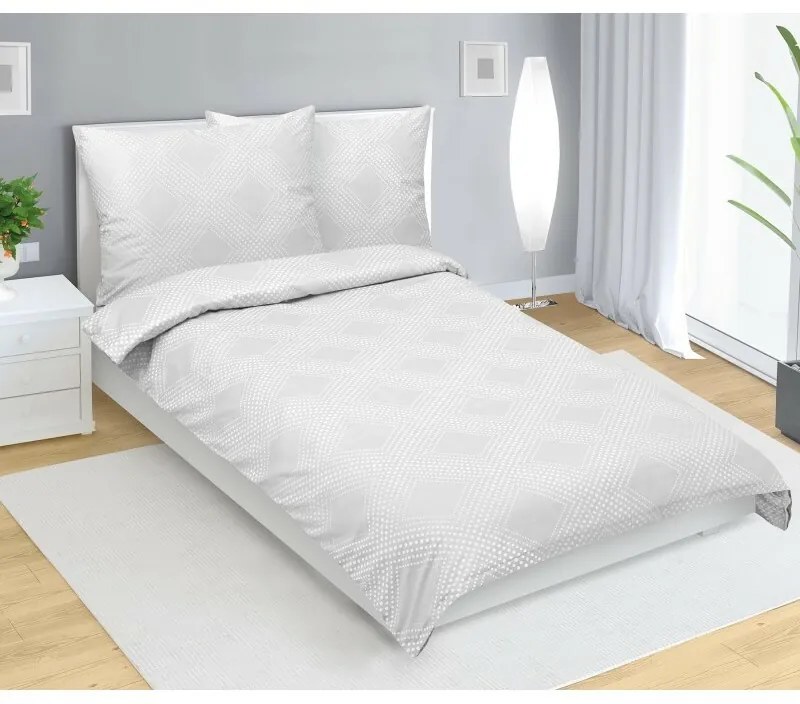 Lenjerie de pat Bellatex Satin Linie alb , 140 x220 cm, 70 x 90 cm, 140 x 220 cm, 70 x 90 cm