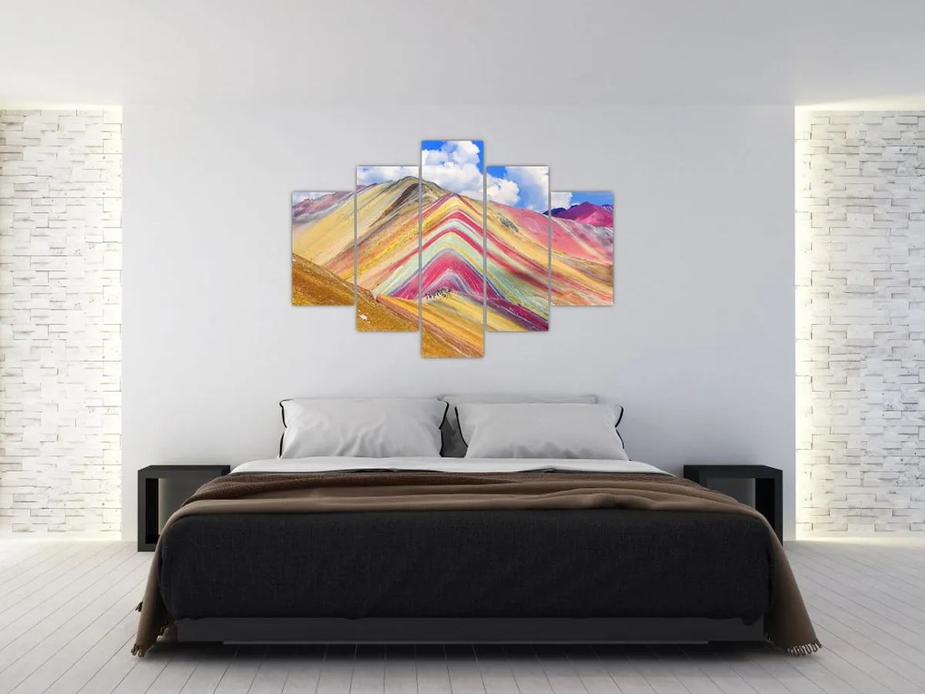 Tablou - Muntele Curcubeu, Peru (150x105 cm)