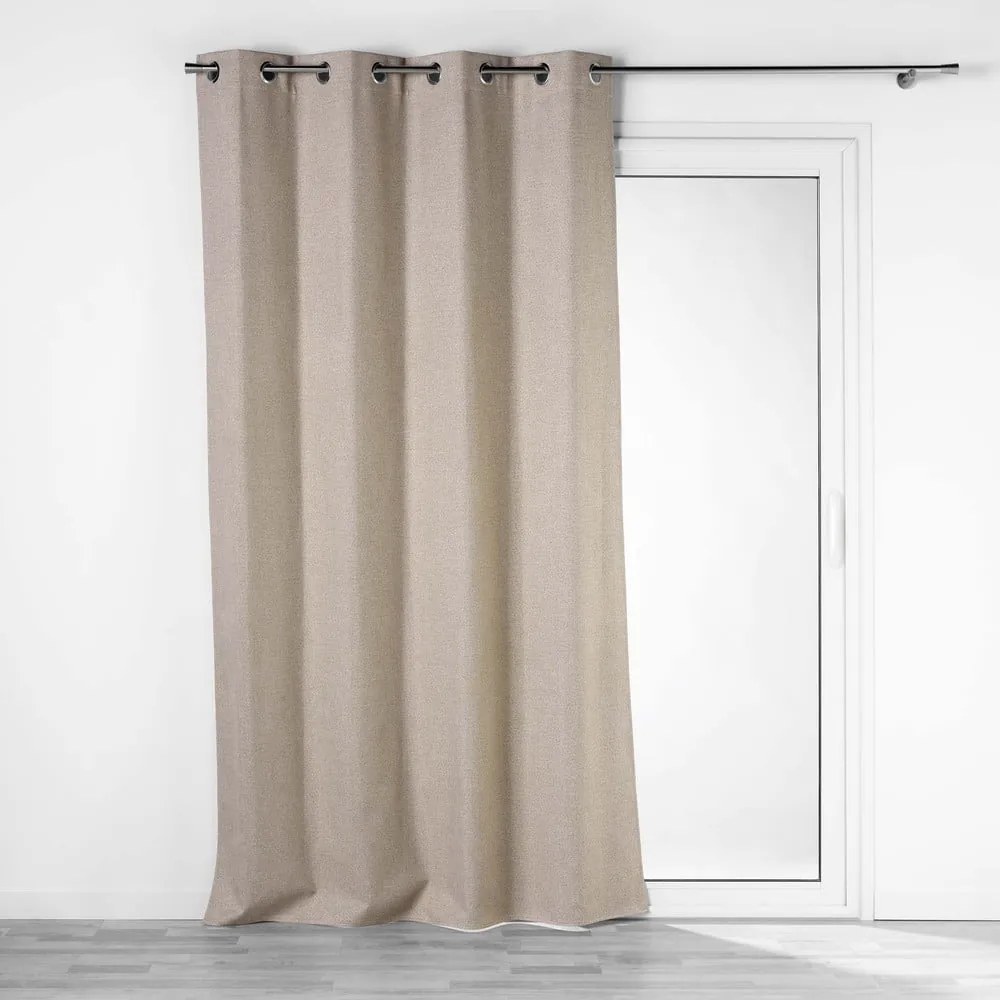 Draperie bej blackout 140x260 cm Crepuscule – douceur d'intérieur