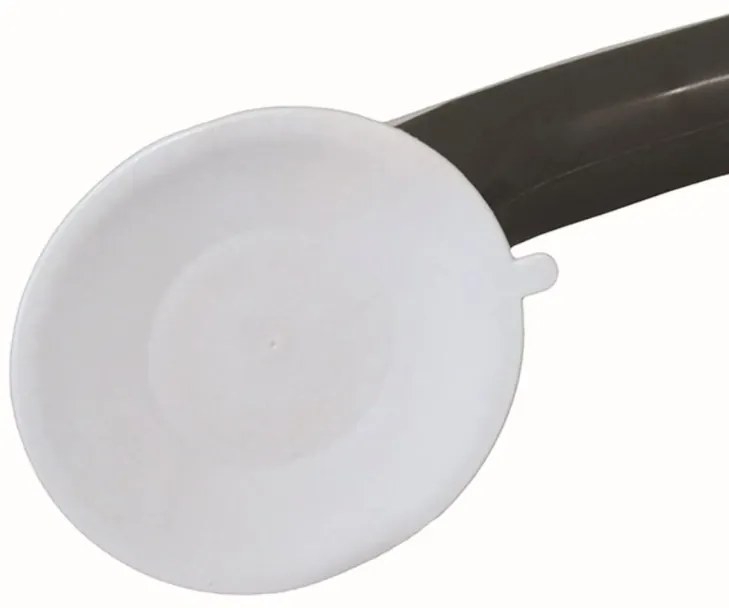 Bară pentru baie cu ventuze Spirella SAFE, albă,29 cm