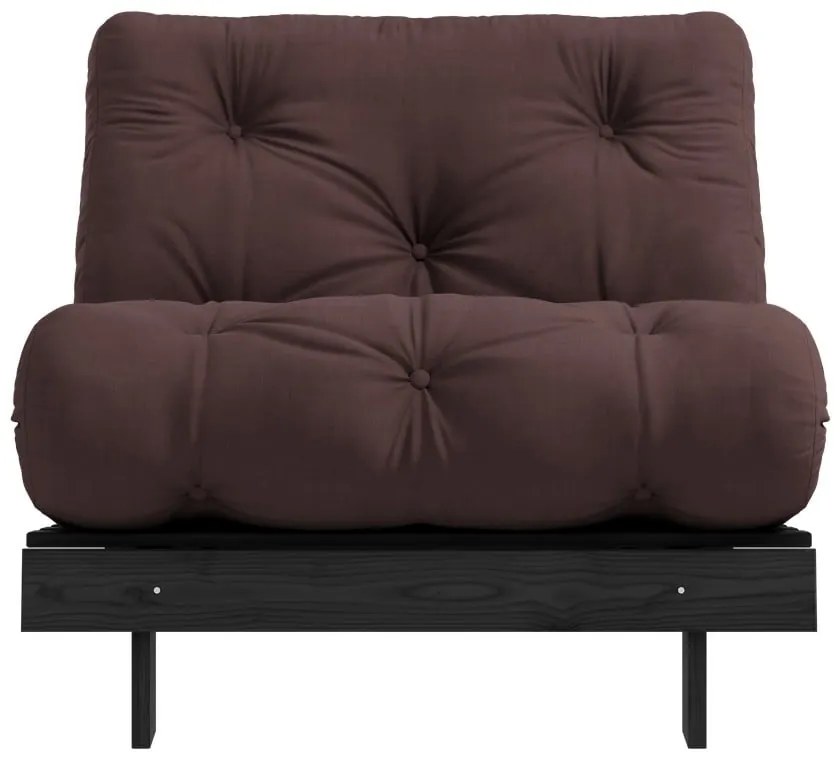 Fotoliu maro închis Roots Black Night – Karup Design