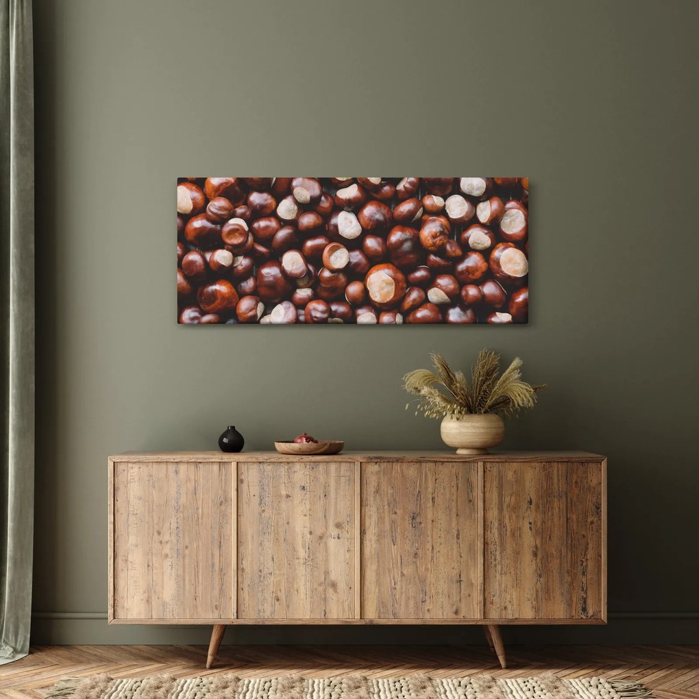 Tablou - Castane coapte (120x50 cm)