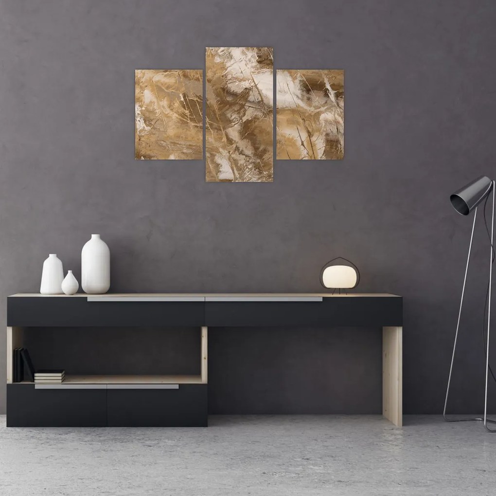 Tablou - Abstract maro (90x60 cm)