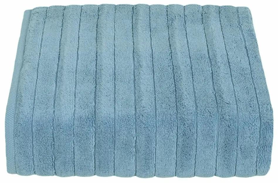 Prosop baie micro bumbac DELUXE albastru, 70 x 140 cm, 70 x 140 cm