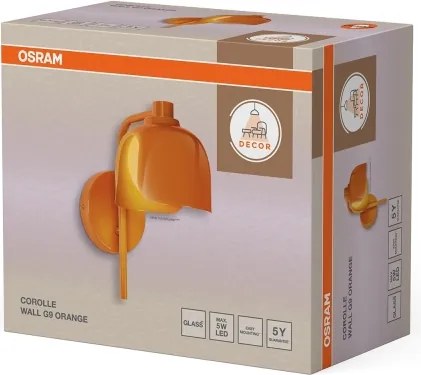 Osram - Aplica de perete DECOR COROLLE 1xG9/20W/230V portocalie