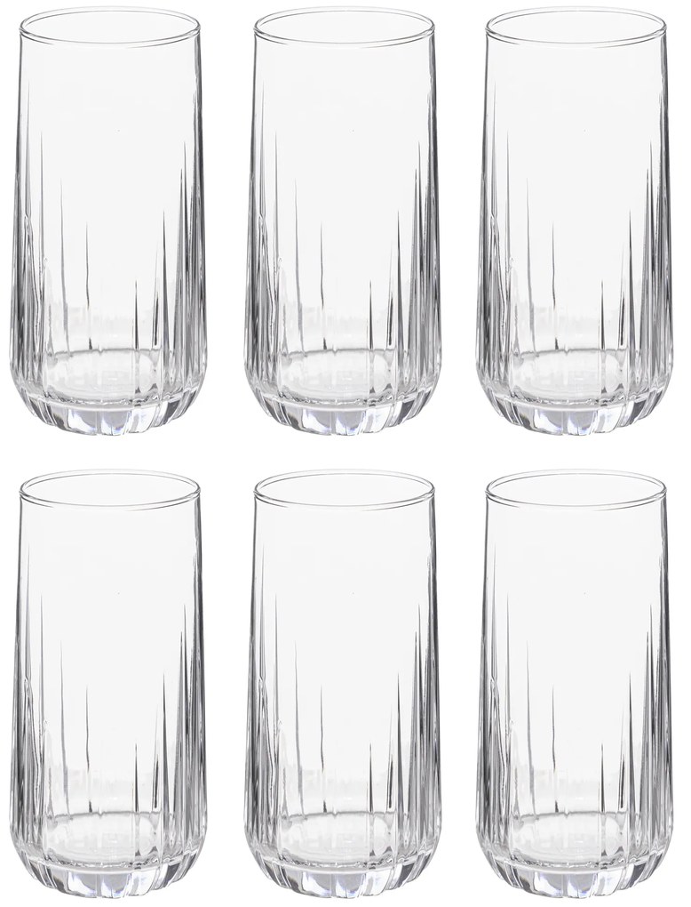 Pahare înalte Dieg'eau, 6 buc. × 360 ml