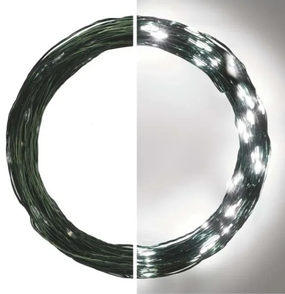 Instalație LED de Crăciun de exterior 150xLED/20m IP44 alb rece