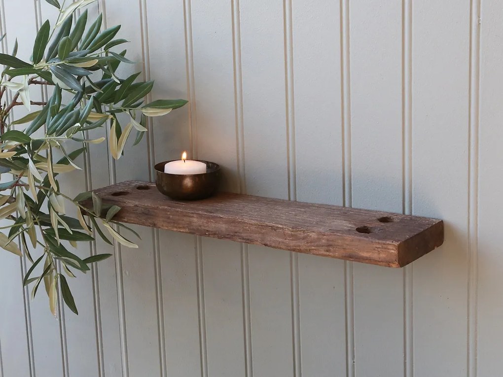 Raft din lemn, cu 2 agatatori, old Shelf, Grimaud