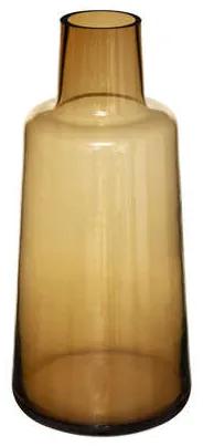 Vaza Amber Sticla Galben H40 Cm