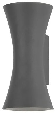 Brilagi - Aplica LED de exterior BICON, 10W, 230V, antracit, IP44