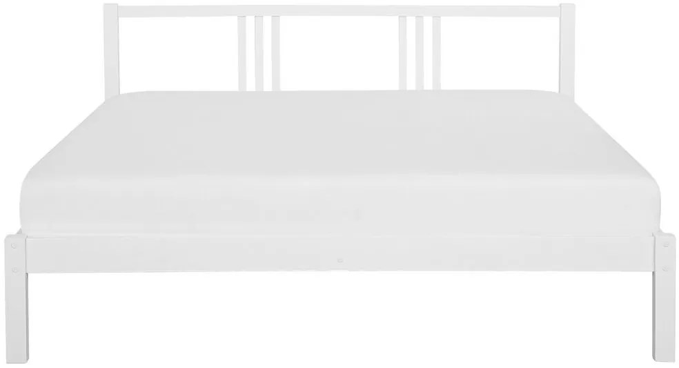 Pat matrimonial 180 cm VALLES (cu somieră) (alb). 1007550