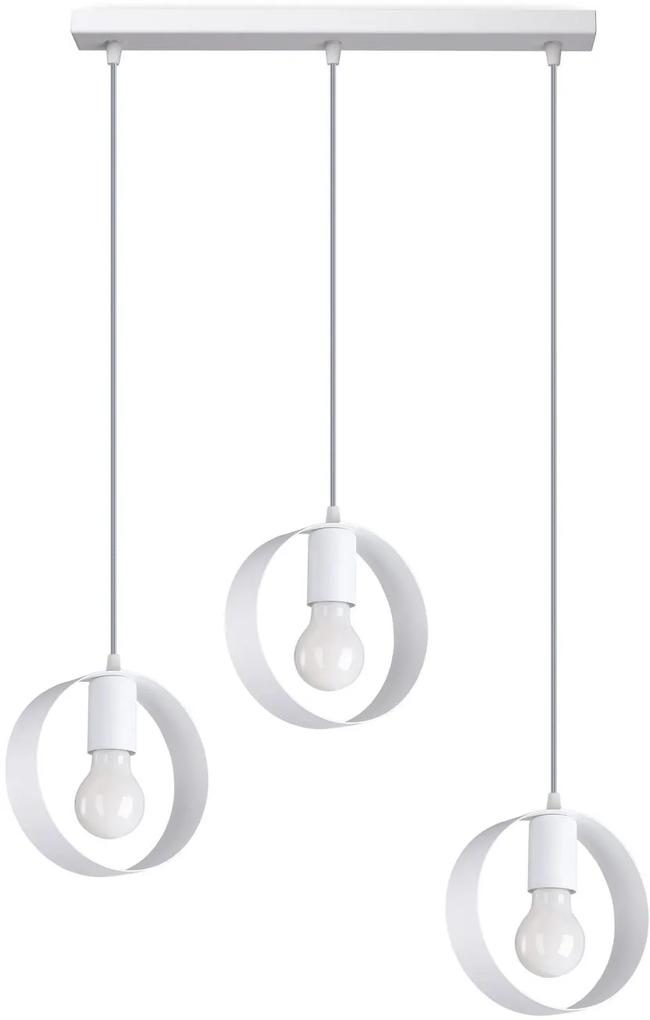 Sollux Lighting Titran lampă suspendată 3x60 W alb SL.1138