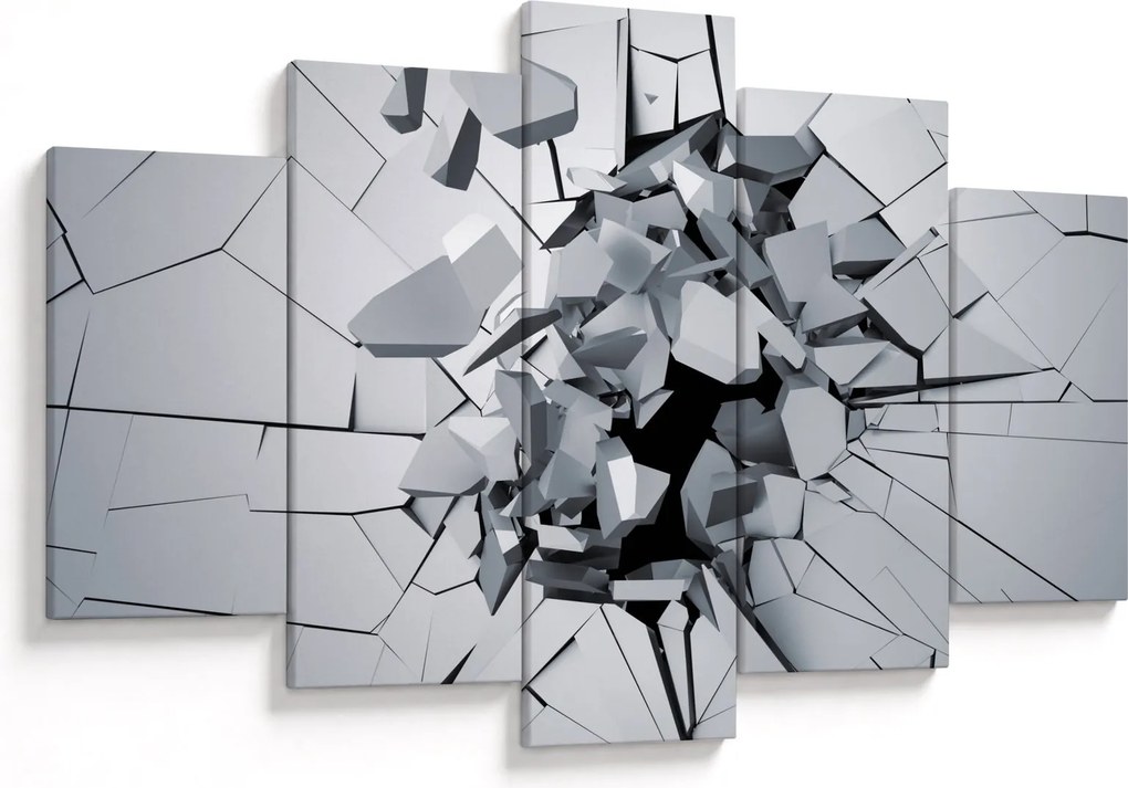Tablou abstracție 3D (150x105 cm)