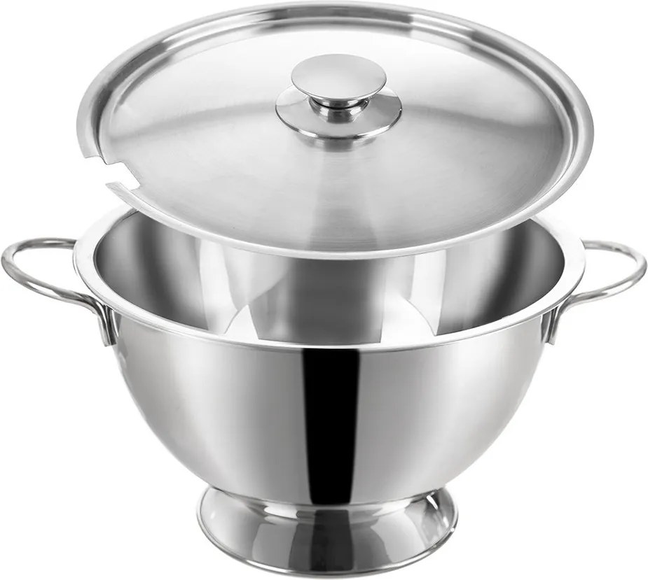 Bol argintiu din oțel inoxidabil ø 26 cm – Orion