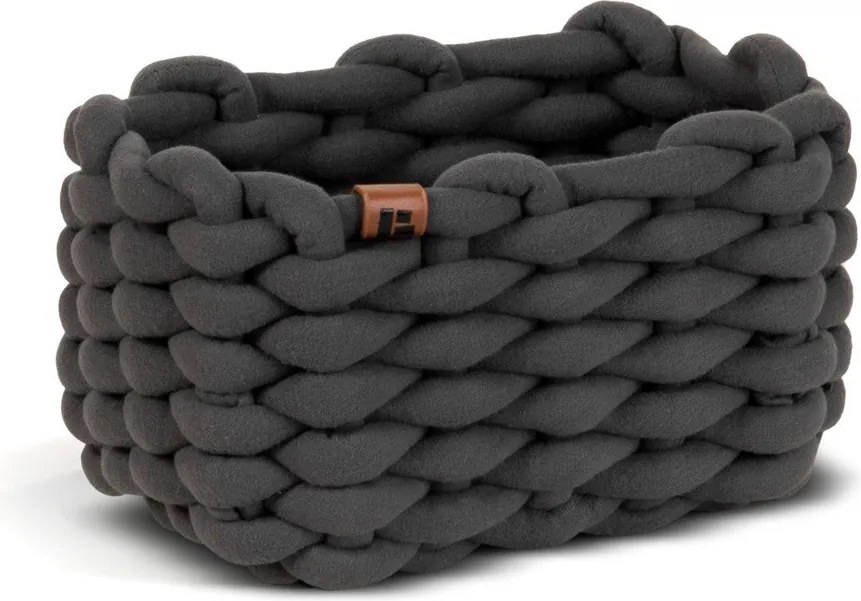 Coș de depozitare din material textil 20x15x11 cm Peach Skin S – Bigso