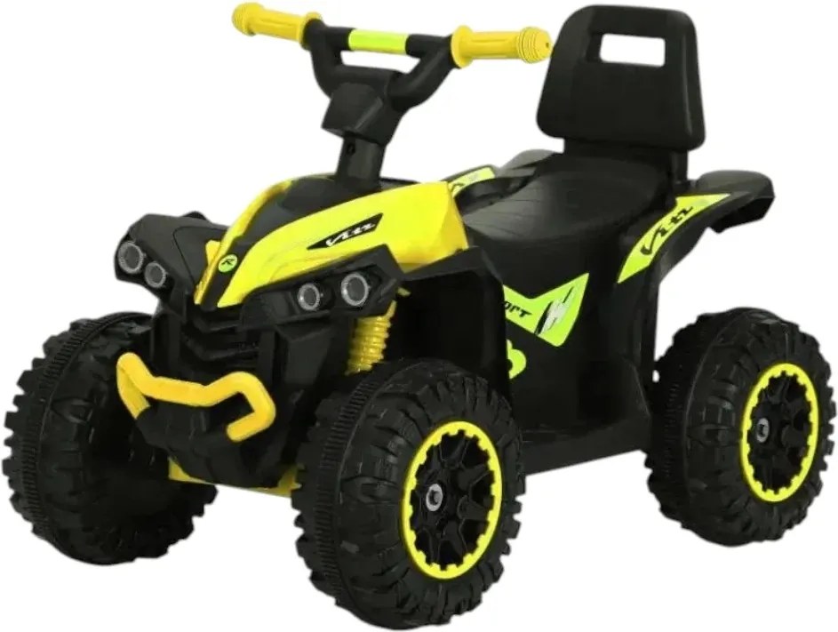 ATV cu Functie de Trotineta Fara Pedale Pentru Copii NOVOKIDS™ Little Monster, Cu Melodii si lumini, Maxim 25 Kg, Masinuta Copii, Sezut comfortabil,