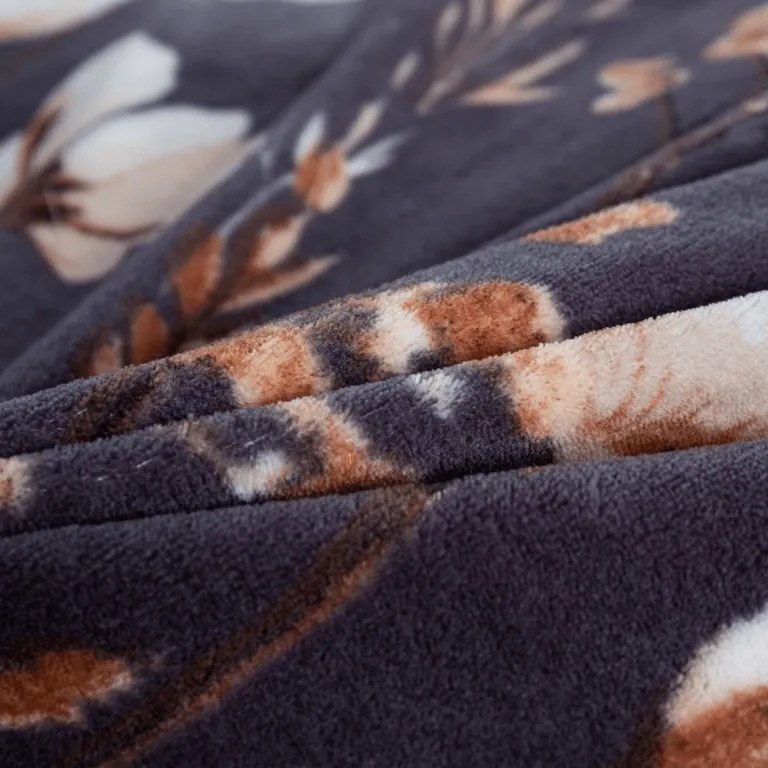 Lenjerie de pat cocolino DUO SENSE ARVENA gri inchis microplus/flanel Dimensiune lenjerie de pat: 70 x 90 cm | 140 x 220 cm
