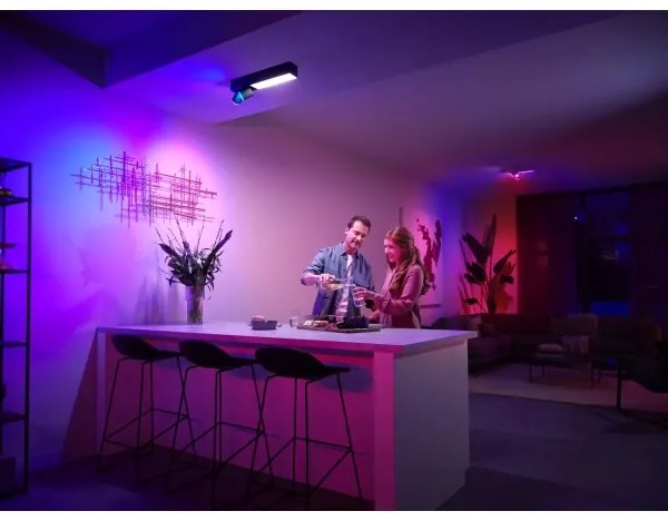 Philips LED RGBW Hue CENTRIS spot reglabil 2xGU10/4,2W + LED/11W