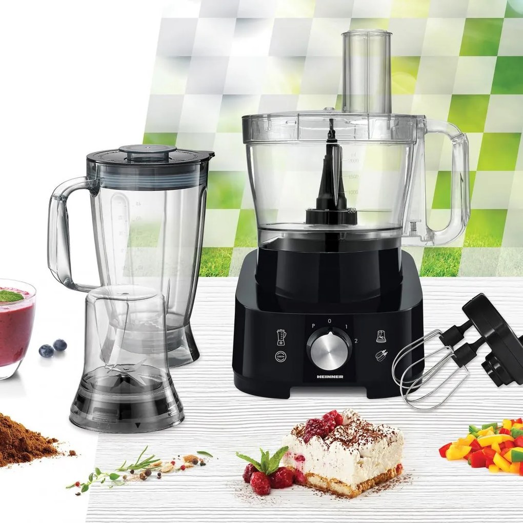 ROBOT DE BUCATARIE HEINNER HFP-1000BK