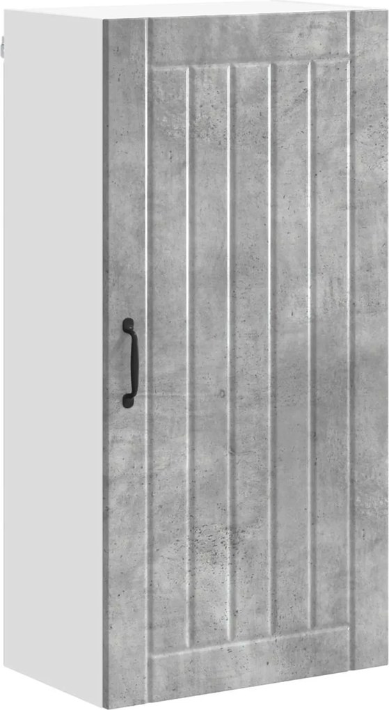 vidaXL Dulap de bucătărie Gri din beton 50 x 31 x 100 cm Lemn compozit