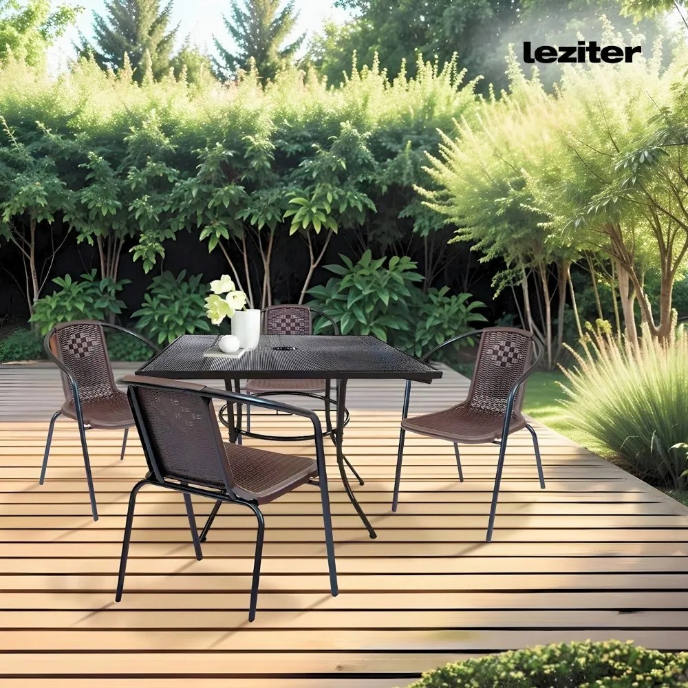 Scaun de grădină Napoli maro