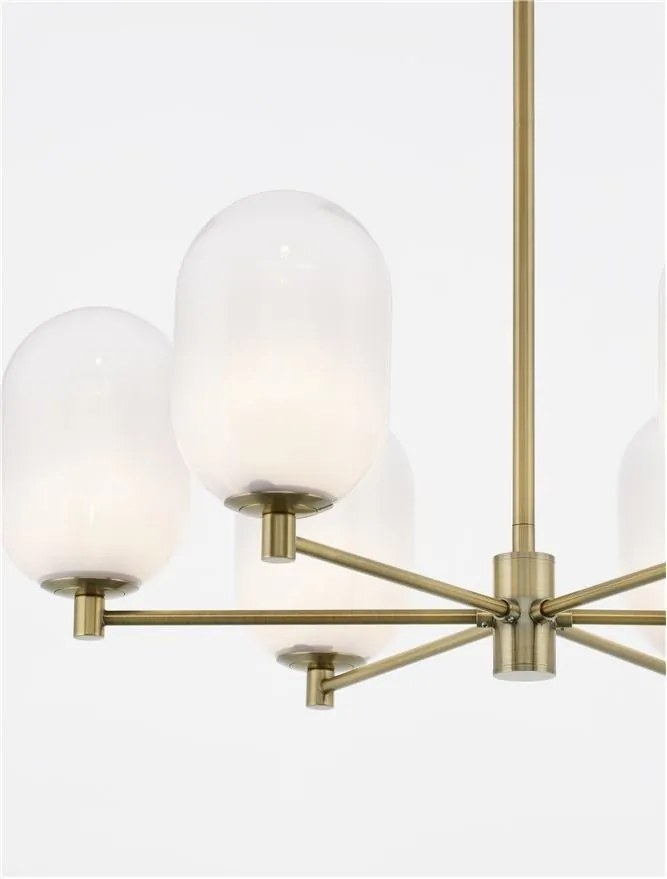 Lustra moderna design deosebit cu 6 de surse de lumina BALOR