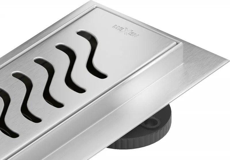 Mexen Flat M09 sifon liniar 90 cm, inox - 1028090-15