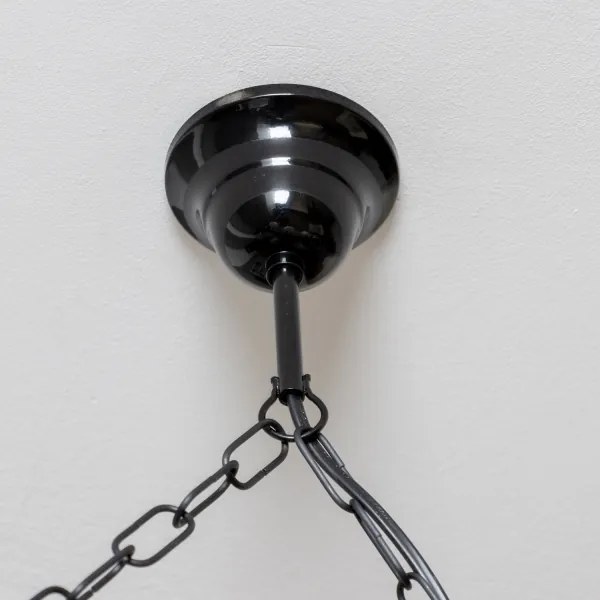 Lustră pe lanț Brilagi QUEEN 6xE14/40W/230V fag/nuc