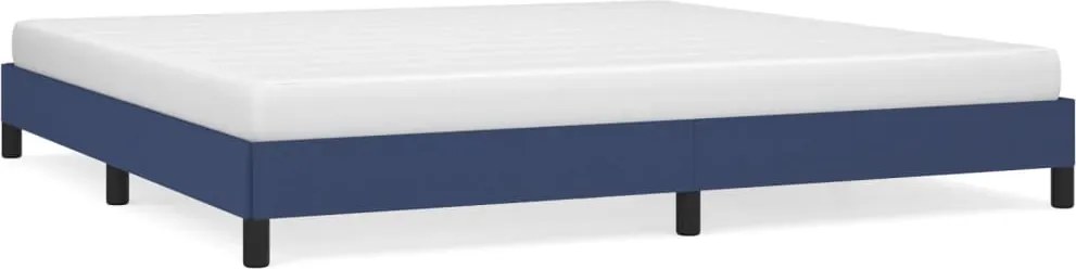 vidaXL Cadru de pat fără saltea, albastru, 200x200 cm, textil