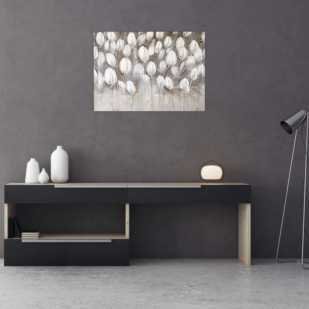 Tablou - Lalele structurate (70x50 cm)