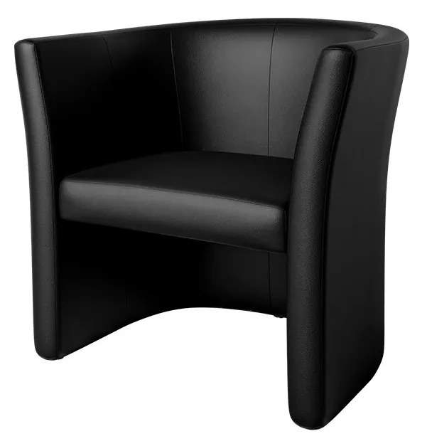 Fotoliu Nina (piele ecologică Dolaro 8 (Negru)). 1059360