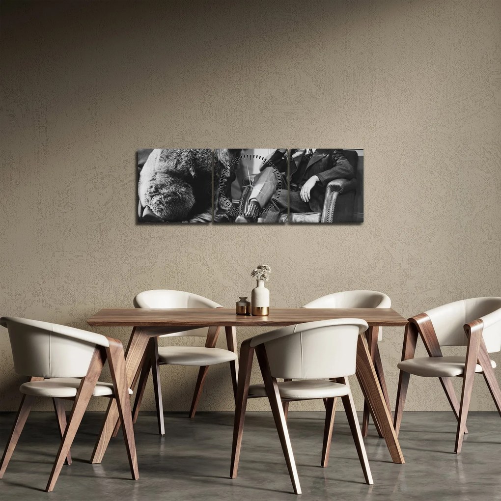 Tablou - Circ (cu ceas) (90x30 cm)