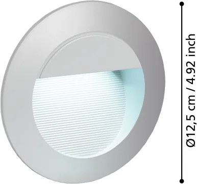 Corp de iluminat LED de orientare de exterior Eglo 95233 ZIMBA 1xLED/2,5W/230V IP65